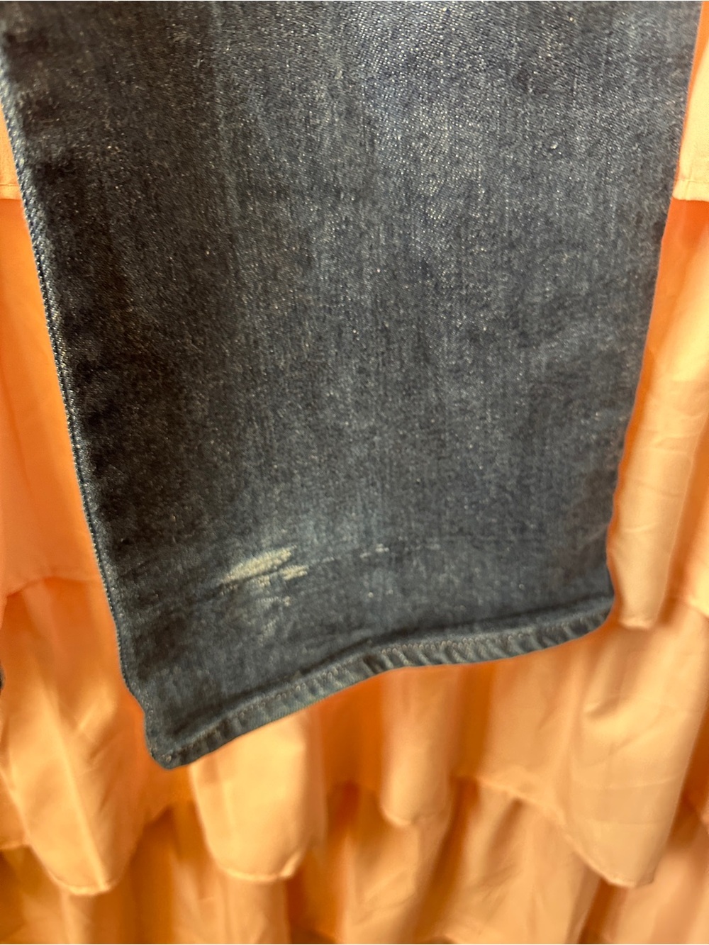 Paper Denim & Cloth Dark Blue Flare Jeans size 31 (Mid-era vintage). - Picture 8 of 11